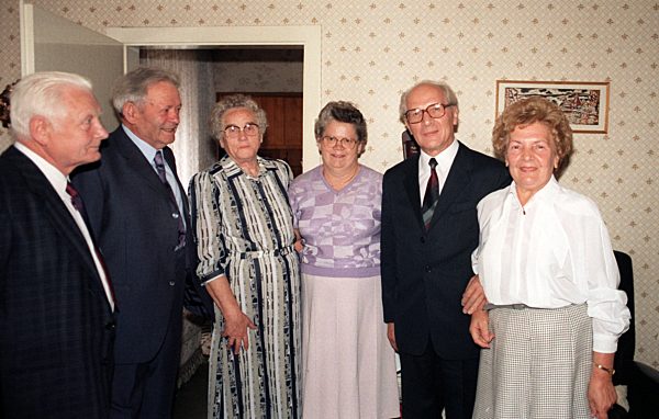 Honecker-Besuch  (Archivfoto 1987 und Text 1992)