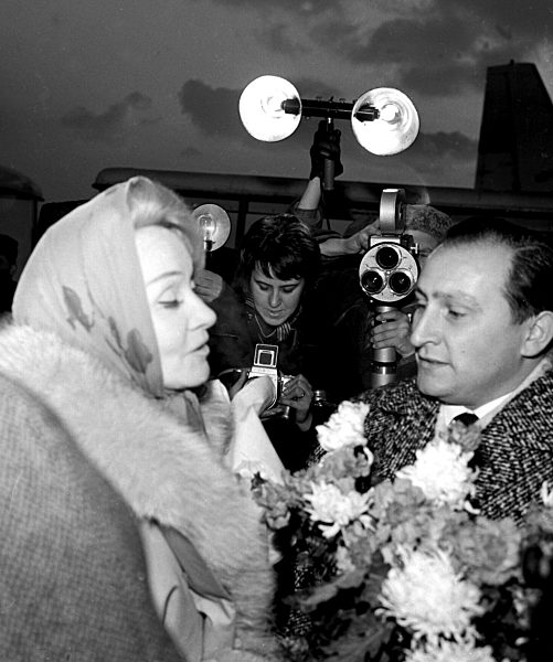 Marlene Dietrich gastiert in der DDR