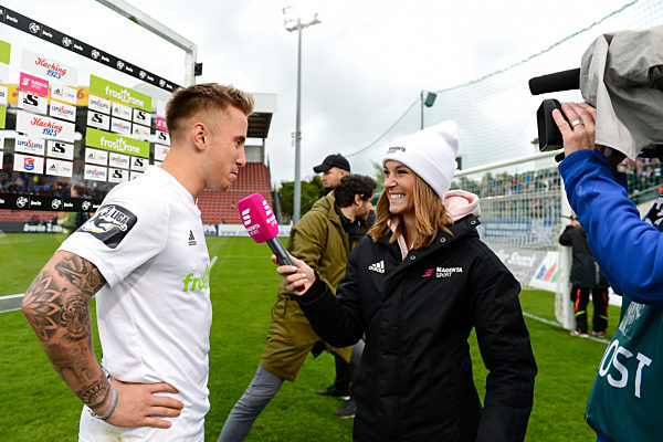 Fussball, 3. Liga, SpVgg Unterhaching - Sportfreunde Lotte