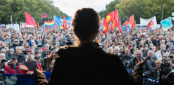 Demonstration für Frieden und Abrüstung