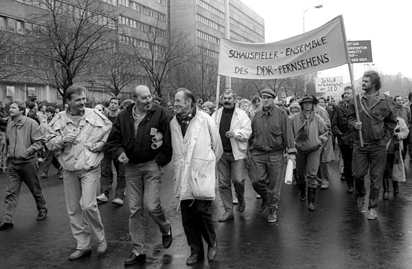 Großdemonstration in Ostberlin