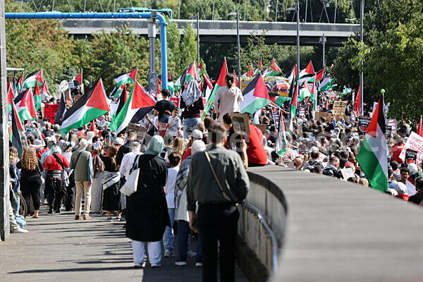 Pro-Palästina Kundgebung in Frankfurt (30.08.2025)