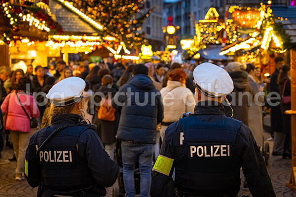 Sicherheit auf dem Frankfurter Weihnachtsmarkt (08.12.2025)